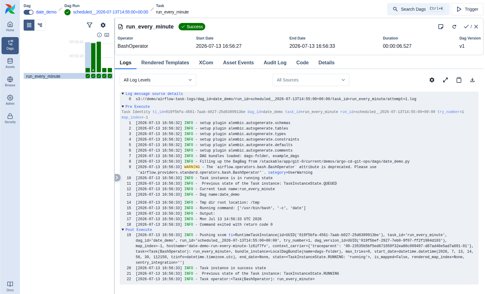 airflow dag run logs